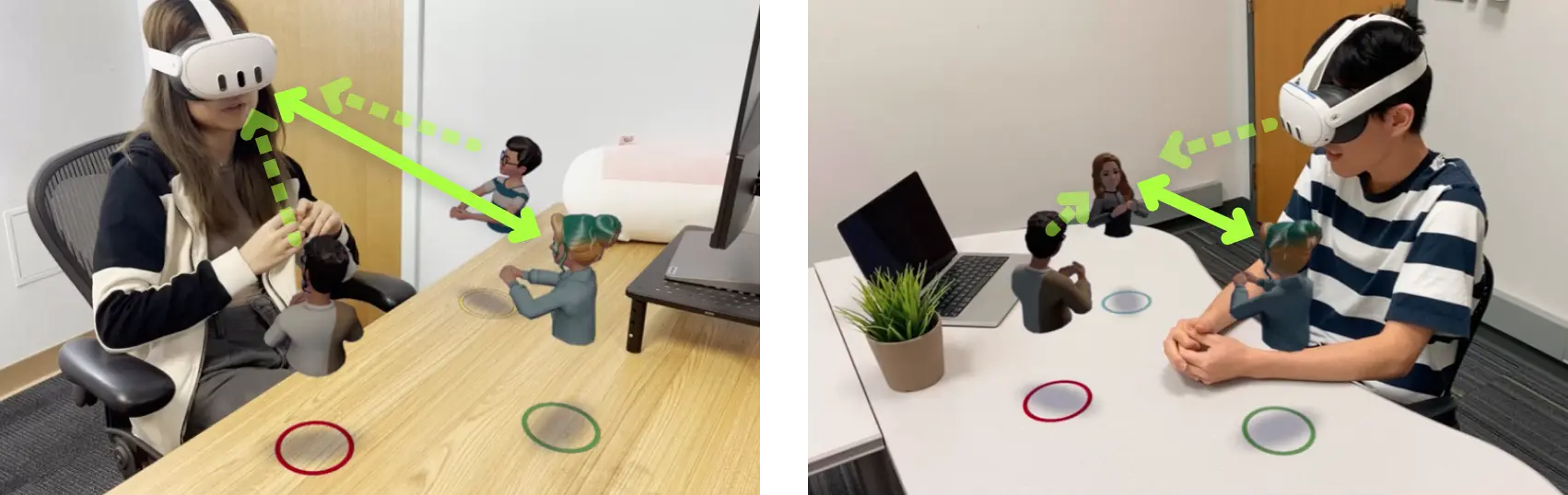 MiniMates: Miniature Avatars for AR Remote Meetings within Limited Physical Spaces
