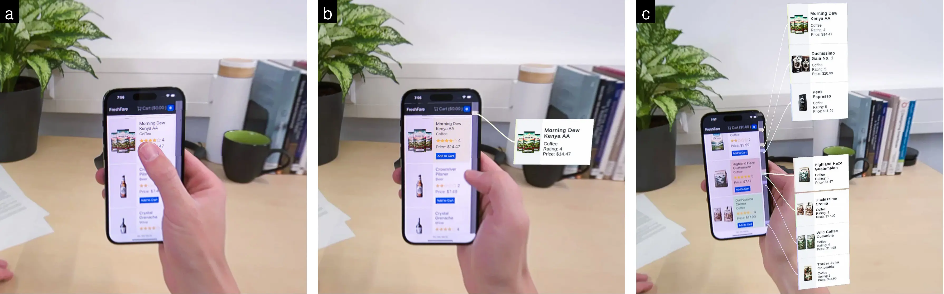 Push2AR: Enhancing Mobile List Interactions Using Augmented Reality
